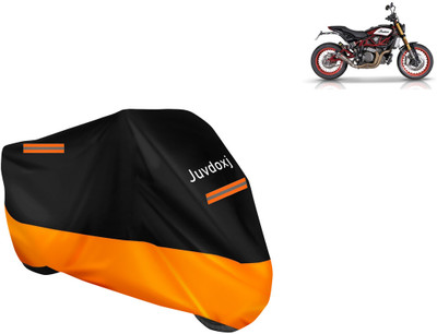 Juvdoxj Waterproof Two Wheeler Cover for Indian(FTR 1200, Orange)