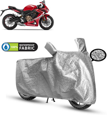 PAGORA Waterproof Two Wheeler Cover for Honda(CBR650R, Silver)