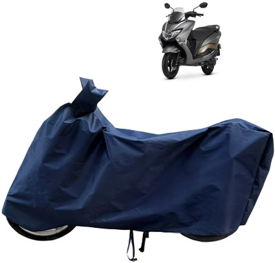Horseyaart Waterproof Two Wheeler Cover for Suzuki(Burgman Street, Blue)