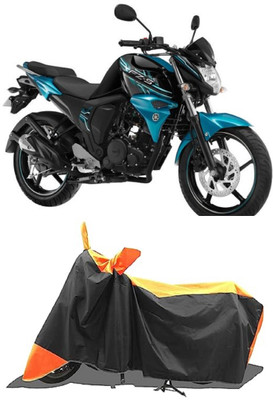GROFATIK Two Wheeler Cover for Yamaha(FZ S FI (V 2.0) BS6, Orange)