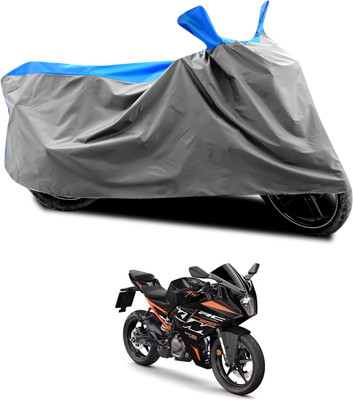 CODOKI Waterproof Two Wheeler Cover for KTM(RC 200, Grey, Blue)