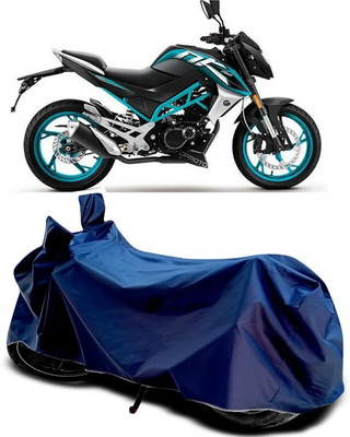AASHTIK MART Two Wheeler Cover for 22Motors(150NK, Blue)