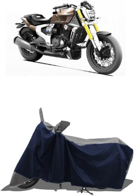 SUGASHRI Waterproof Two Wheeler Cover for TVS(Zeppelin BS6, Grey, Blue)