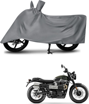 MMSSTAR Waterproof Two Wheeler Cover for Triumph(Street Scrambler, Grey)