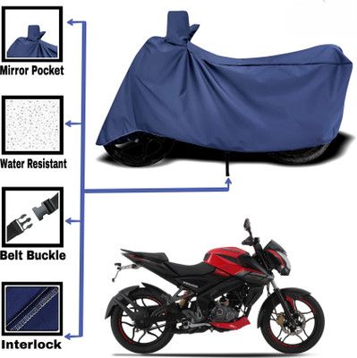 DeepShakshi AUTOMOTIVE Two Wheeler Cover for Bajaj(Pulsar NS-160 BS6, Blue)