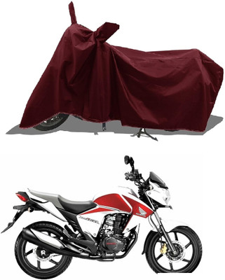 DeepShakshi AUTOMOTIVE Waterproof Two Wheeler Cover for Bajaj(V15, Maroon)