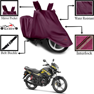 AASHTIK MART Two Wheeler Cover for Honda(CB Shine SP, Maroon)