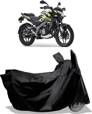 Amexride Two Wheeler Cover for Bajaj(Pulsar NS-160 BS6, Black)