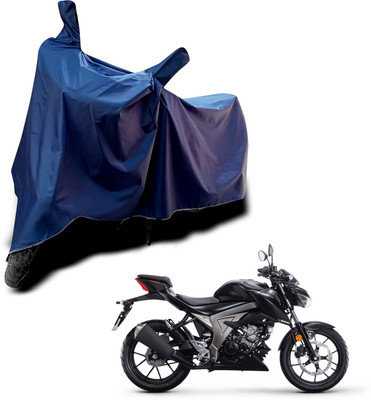 KEDIT Two Wheeler Cover for Suzuki(Gixxer 250, Blue)