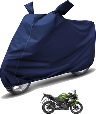 Auto Hub Waterproof Two Wheeler Cover for Honda(CBR 150R, Blue)