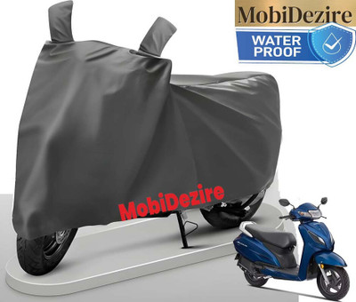 Wamus Auto Waterproof Two Wheeler Cover for Honda(Activa 4G, Grey)