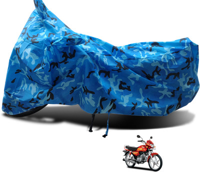 Euro Care Waterproof Two Wheeler Cover for Hero(CD deluxe, Blue)