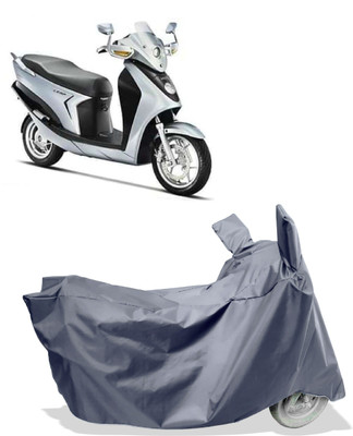 Amexride Two Wheeler Cover for Hero(Leap Hybrid SES, Grey)