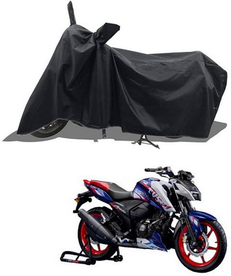 PAGORA Waterproof Two Wheeler Cover for TVS(Apache RTR 165 RP, Black)