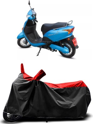 MMSSTAR Waterproof Two Wheeler Cover for Hero(Electric Optima, Red)