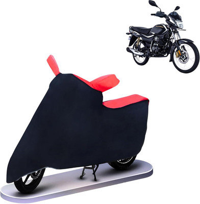 KEDIT Two Wheeler Cover for Bajaj(Platina 125, Red, Black)