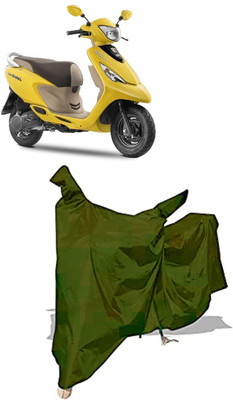 Amexride Two Wheeler Cover for TVS(Zest 110, Maroon)