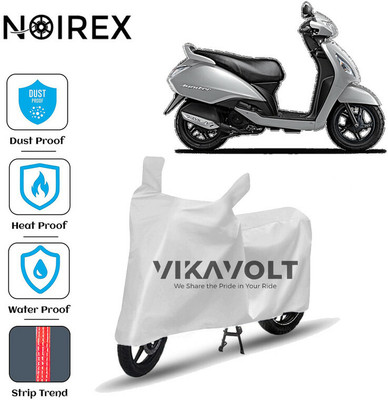 NOIREX Waterproof Two Wheeler Cover for TVS(Jupiter, Silver)