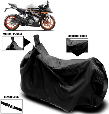 MMSSTAR Waterproof Two Wheeler Cover for KTM(RC 125 BS6, Black)