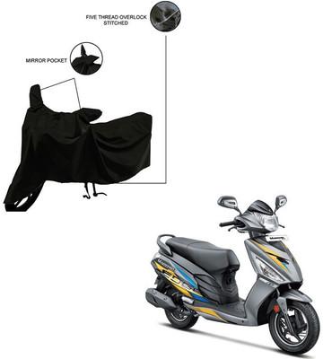Furnish Flow Two Wheeler Cover for Hero(Maestro Edge, Black)