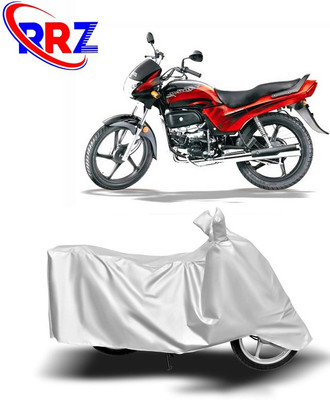RRZ Waterproof Two Wheeler Cover for Hero(Passion Plus, White)