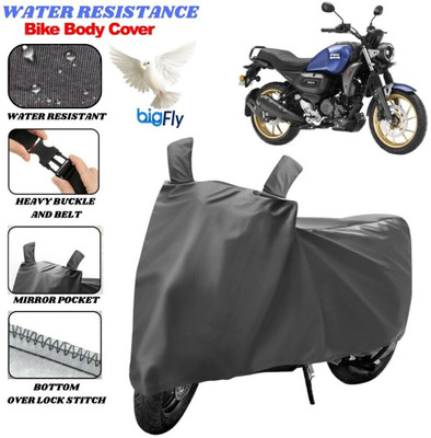 BigFly Two Wheeler Cover for Yamaha(FZ-X, Grey)