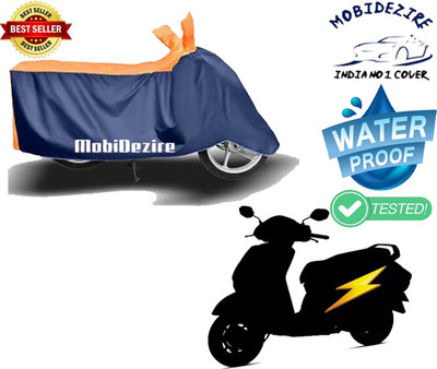 Mobidezire Waterproof Two Wheeler Cover for Honda(Dio, Blue, Orange)