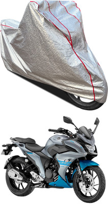 PAGORA Waterproof Two Wheeler Cover for Yamaha(Fazer 25 BS6, Silver)