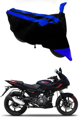 Genipap Two Wheeler Cover for Bajaj(Pulsar 180F, Blue, Black)