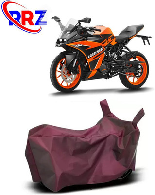 RRZ Waterproof Two Wheeler Cover for KTM(RC 125, Maroon)
