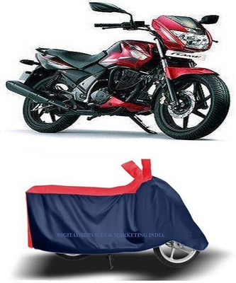 DeepShakshi AUTOMOTIVE Waterproof Two Wheeler Cover for TVS(Flame 125, Blue)