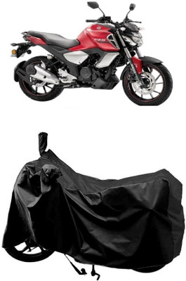 AutoKick Two Wheeler Cover for Yamaha(FZ S V3.0 FI, Black)