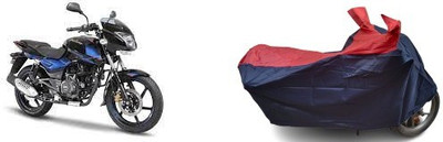 malti Two Wheeler Cover for Bajaj(Pulsar 150 DTS-i, Red, Blue)