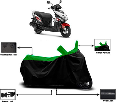 Amexride Two Wheeler Cover for Yamaha(Ray ZR, Green)