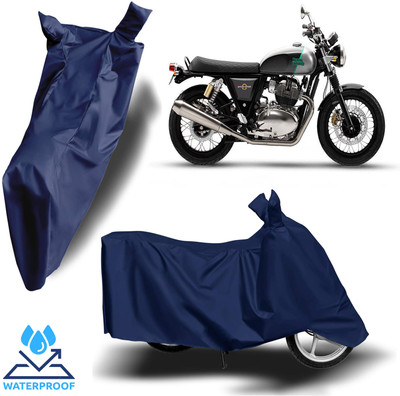 Autoinnovation Waterproof Two Wheeler Cover for Royal Enfield(Interceptor 650, Blue)