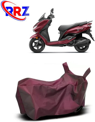 RRZ Waterproof Two Wheeler Cover for Suzuki(Burgman Street 125, Maroon)