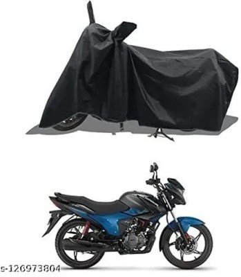 gurukul mart Waterproof Two Wheeler Cover for Hero(Glamour, Black)