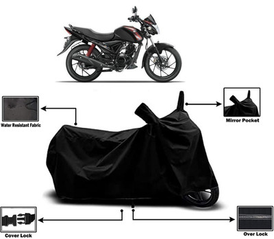 DeepShakshi AUTOMOTIVE Waterproof Two Wheeler Cover for Suzuki(Sling Shot, Black)