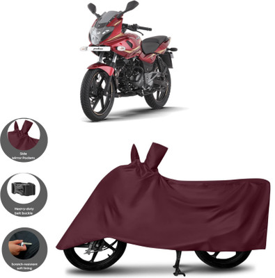 HWSXQAE Waterproof Two Wheeler Cover for Bajaj(Pulsar 220F, Maroon)