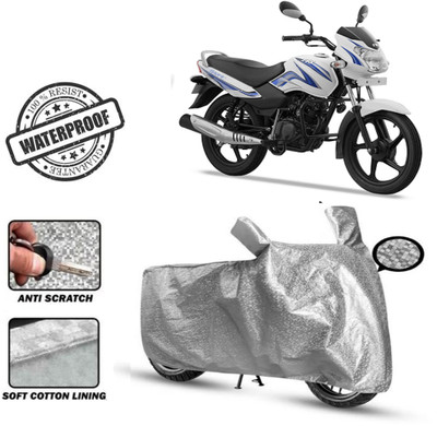 Autoinnovation Waterproof Two Wheeler Cover for TVS(Sport, Silver)