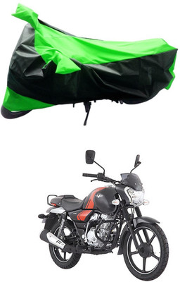 Mdstar Waterproof Two Wheeler Cover for Bajaj(V12, Green, Black)
