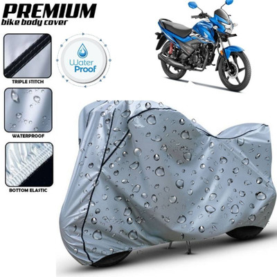 kerwa Waterproof Two Wheeler Cover for Honda(Livo, Silver, Black)