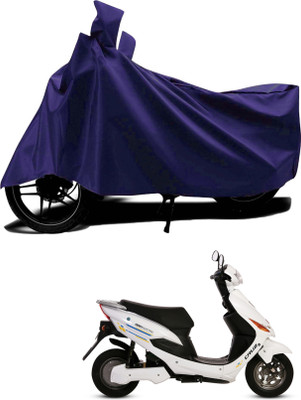 KEDIT Waterproof Two Wheeler Cover for Hero(Electric Cruz, Blue)