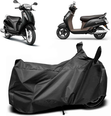 DeepShakshi AUTOMOTIVE Waterproof Two Wheeler Cover for Suzuki(Access 125, Black)
