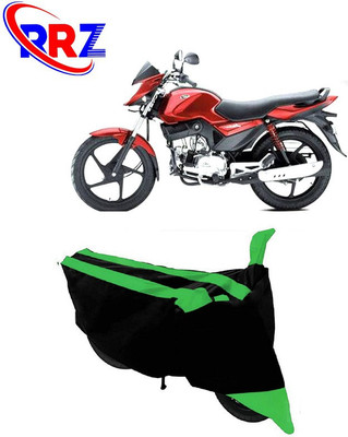 RRZ Waterproof Two Wheeler Cover for Mahindra(Stallio, Black, Green)