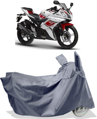 Amexride Two Wheeler Cover for Yamaha(YZF-R15 V2, Grey)