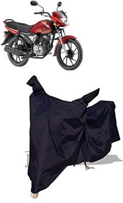 Amexride Two Wheeler Cover for Yamaha(Saluto RX BS6, Black)