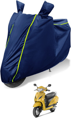 Auto Hub Waterproof Two Wheeler Cover for Honda(Activa 5G, Blue)