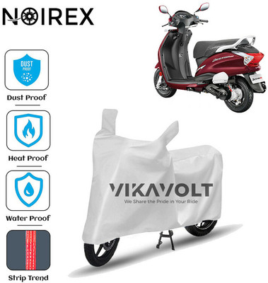 NOIREX Waterproof Two Wheeler Cover for Hero(Destini 125, Silver)