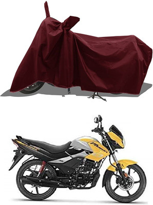 KEDIT Waterproof Two Wheeler Cover for Hero(Passion Pro, Maroon)